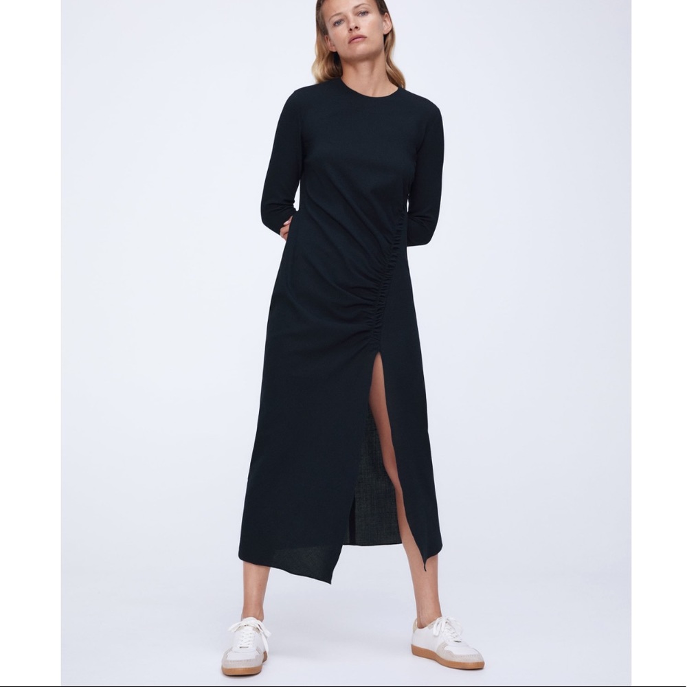 ZARA LIMITED EDITION RUCHED DRESS